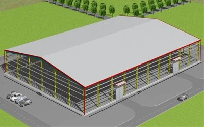 Bolehkah bangunan logam 40x70 digunakan sebagai perpustakaan?